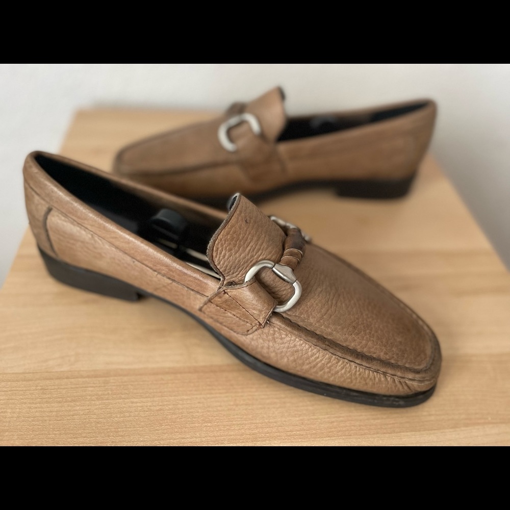 Mens tan dress loafers